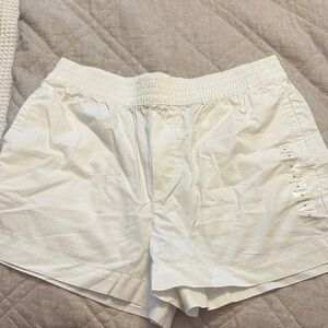 Women's Athletic White Shorts